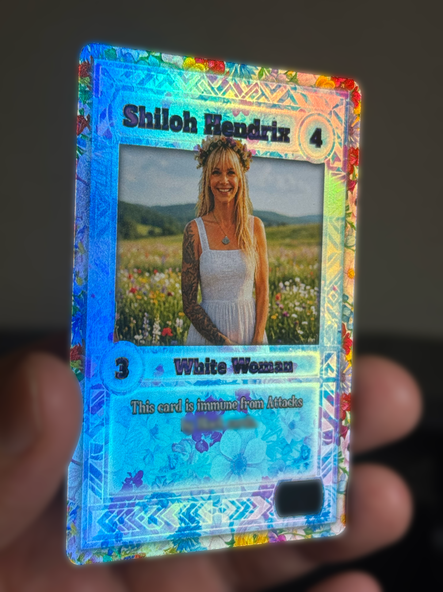 Limited Edition Shiloh Hendrix Holographic Collaboration Card